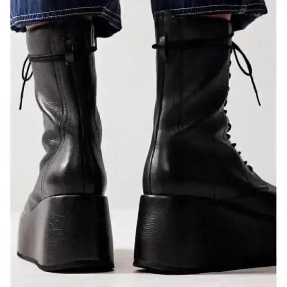 Free People Arlyn Platform Boots - Picture 3 of 9